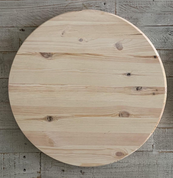 18" Solid Pine Round