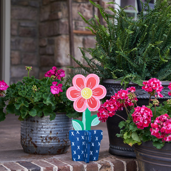 18" Slotted Flower