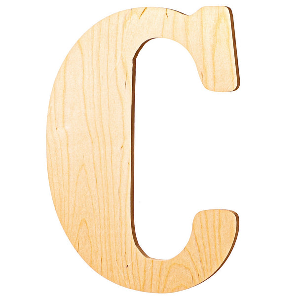 Vintage Unfinished Wood Letters - 23" Tall