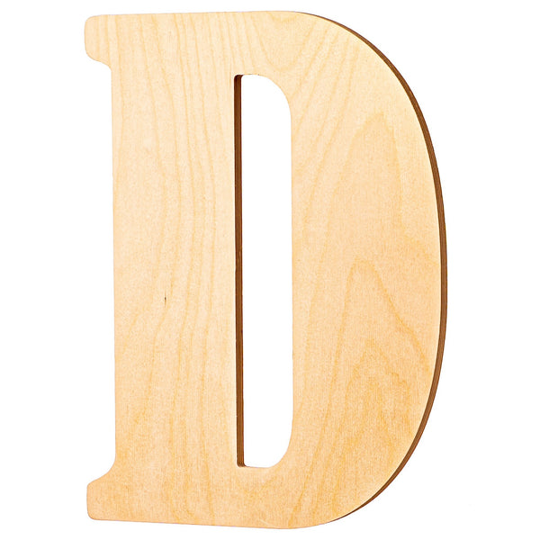 Vintage Unfinished Wood Letters - 23" Tall