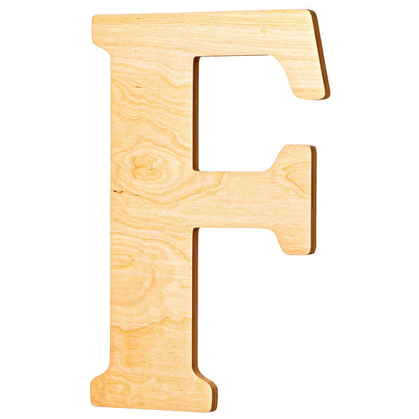 Vintage Unfinished Wood Letters - 23" Tall