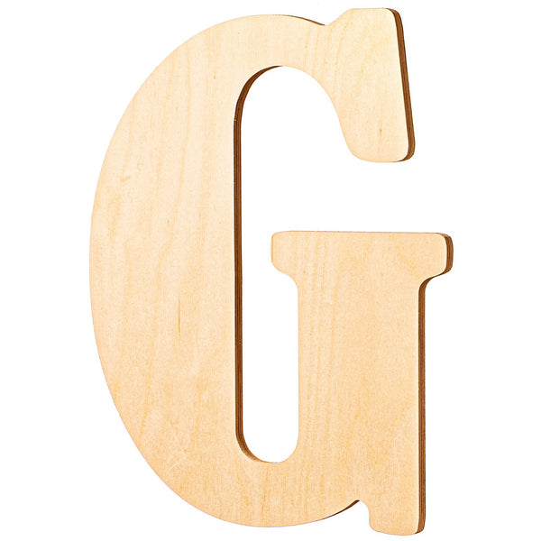 Vintage Unfinished Wood Letters - 23" Tall