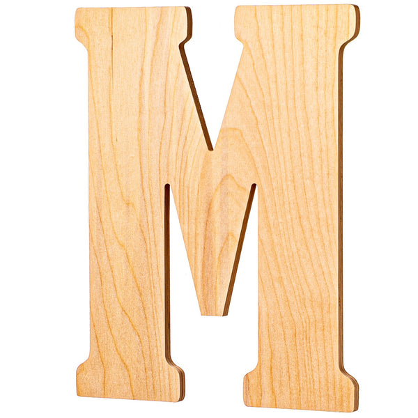 Vintage Unfinished Wood Letters - 23" Tall