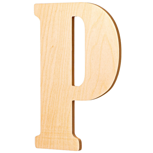 Vintage Unfinished Wood Letters - 23" Tall