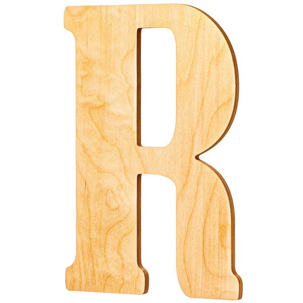 Vintage Unfinished Wood Letters - 23" Tall