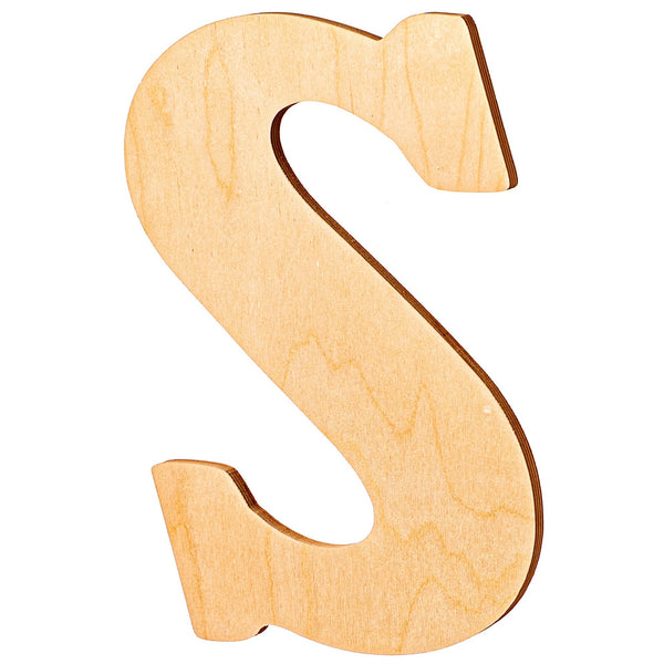 Vintage Unfinished Wood Letters - 23" Tall