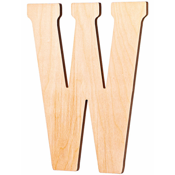 Vintage Unfinished Wood Letters - 23" Tall