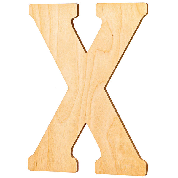 Vintage Unfinished Wood Letters - 23" Tall