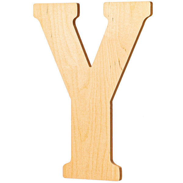 Vintage Unfinished Wood Letters - 23" Tall