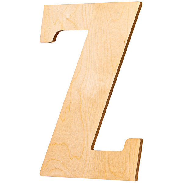 Vintage Unfinished Wood Letters - 23" Tall