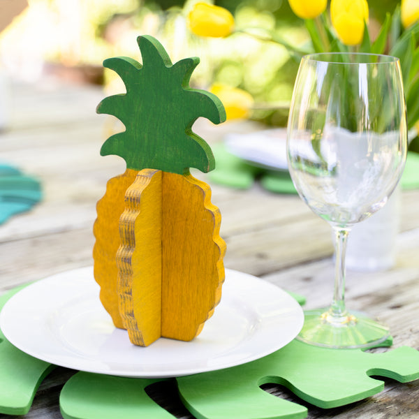 Slotted Pineapples - Set of 3