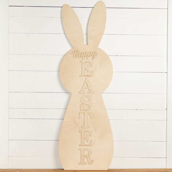 57" Tall Bunny Porch Sign