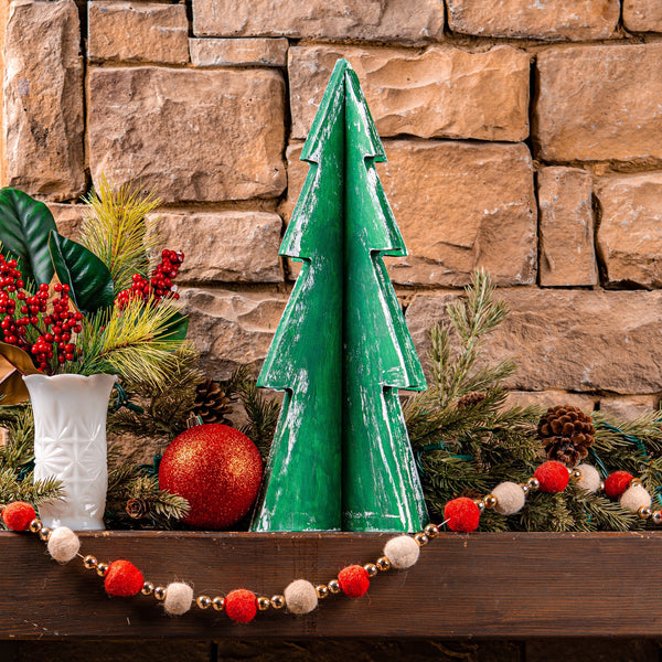 17 in. Unfinished Slotted Wooden Tree