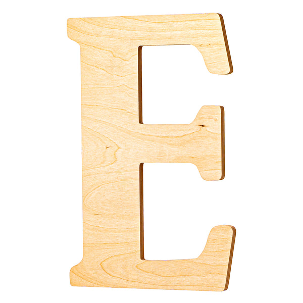 Vintage Unfinished Wood Letters - 18" Tall