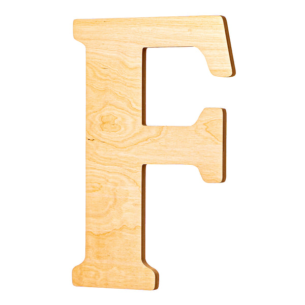 Vintage Unfinished Wood Letters - 18" Tall