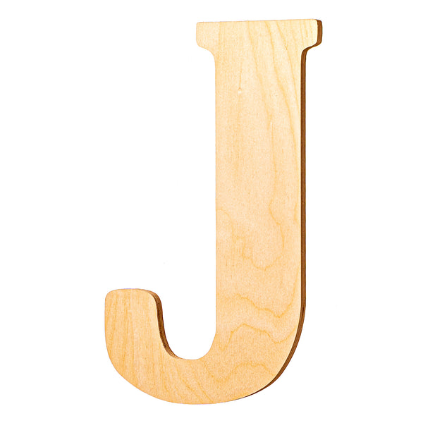 Vintage Unfinished Wood Letters - 18" Tall