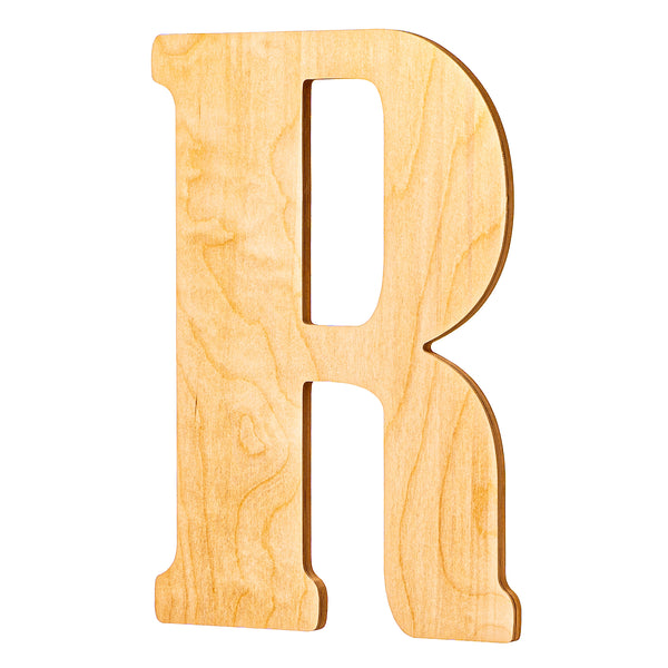 Vintage Unfinished Wood Letters - 18" Tall
