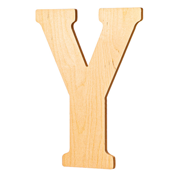 Vintage Unfinished Wood Letters - 18" Tall