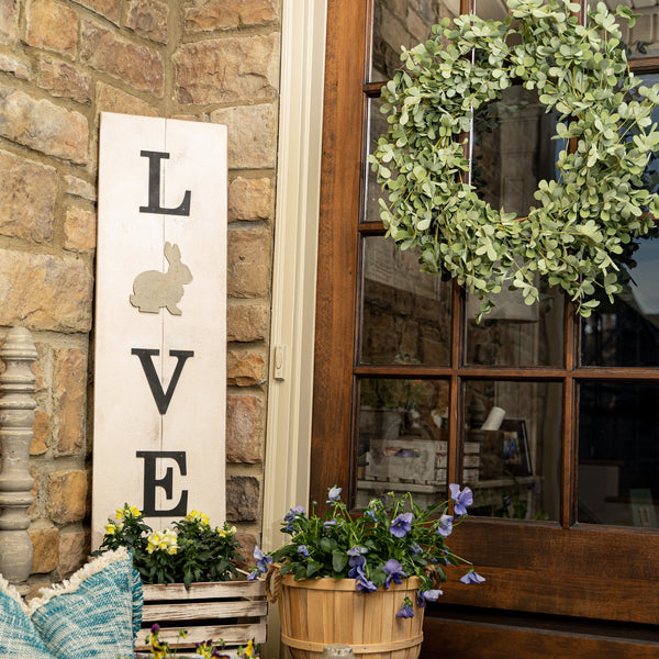Plywood Porch Sign