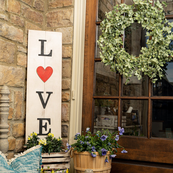 Plywood Porch Sign
