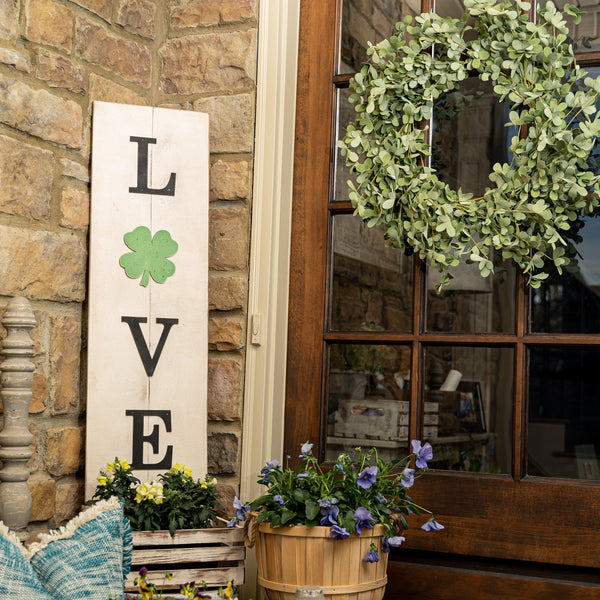 Plywood Porch Sign