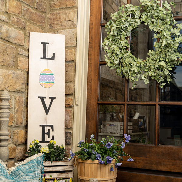 Plywood Porch Sign