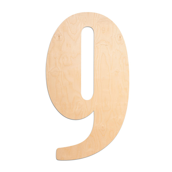 Vintage Unfinished Wood Letters - 23" Tall