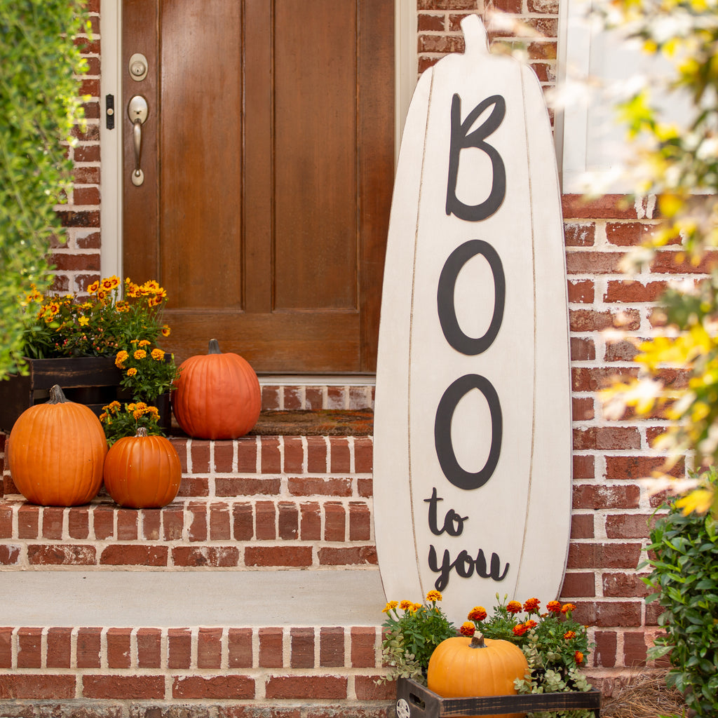 57" Tall Pumpkin Porch Sign