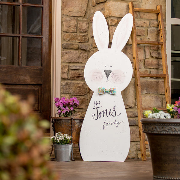 57" Tall Bunny Porch Sign