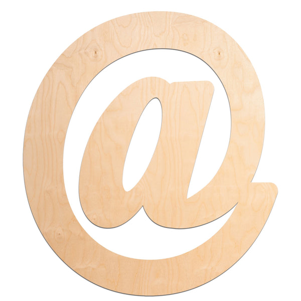Vintage Unfinished Wood Letters - 23" Tall
