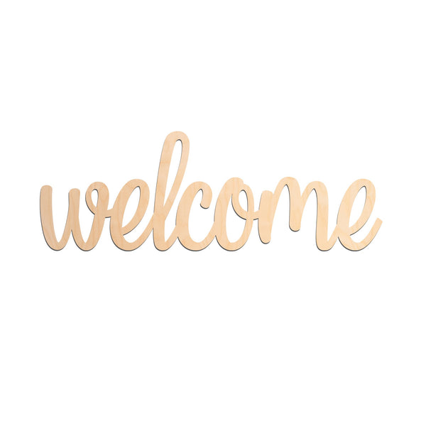 Cursive Welcome - 2 Sizes