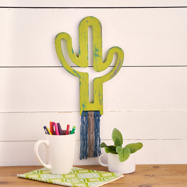 Fiber Art Cactus Base