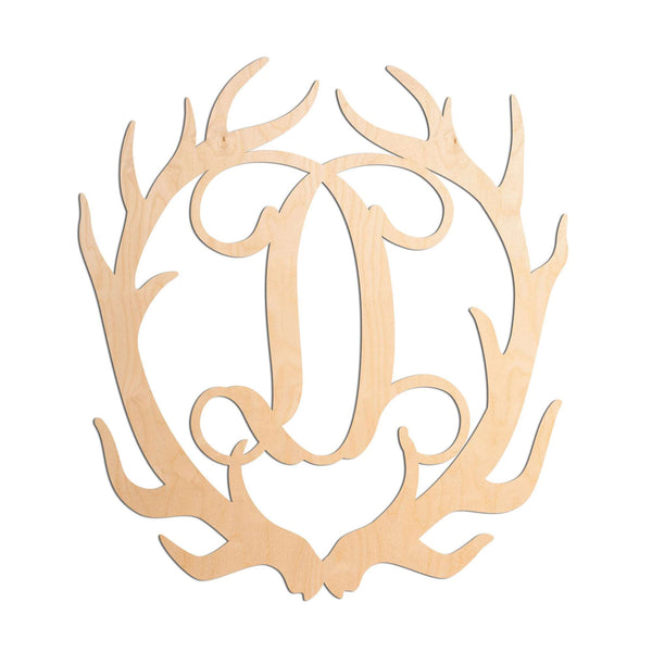 Antler Vine Monogram - 19.5” Inches Tall