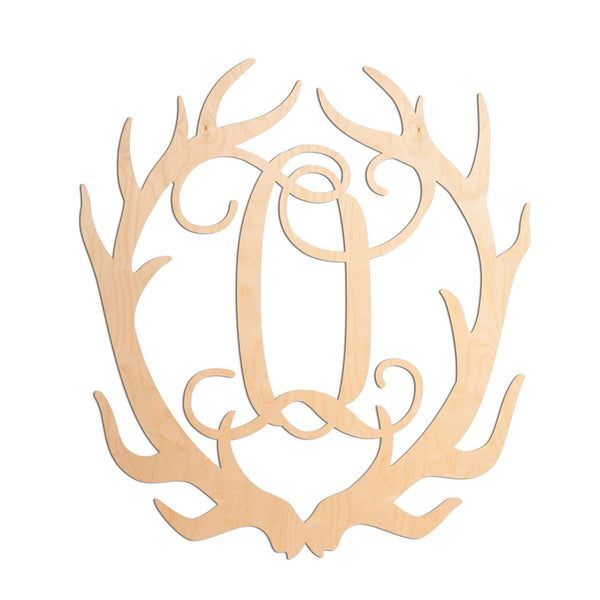 Antler Vine Monogram - 19.5” Inches Tall
