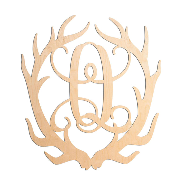 Antler Vine Monogram - 19.5” Inches Tall