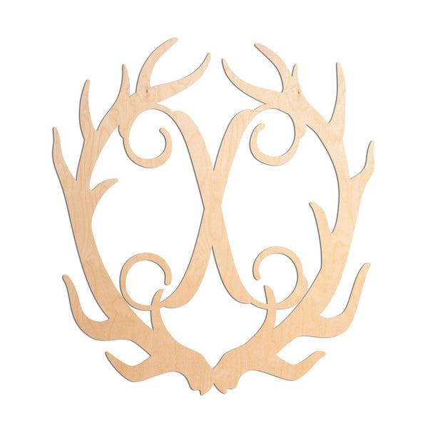 Antler Vine Monogram - 19.5” Inches Tall