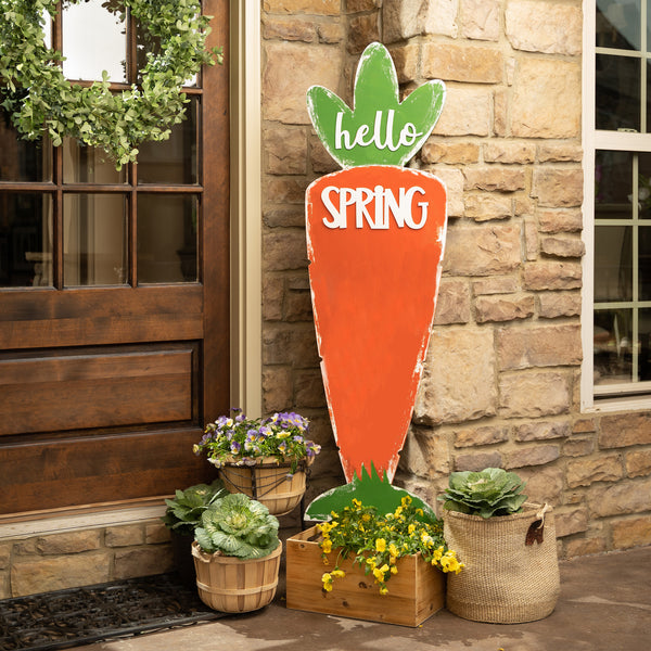 57" Tall Carrot Porch Sign