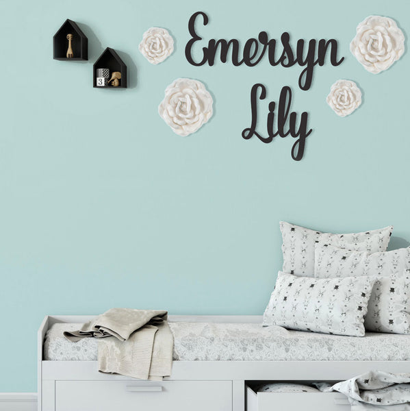 Huge First and Middle Name Decor - 2 Font Styles