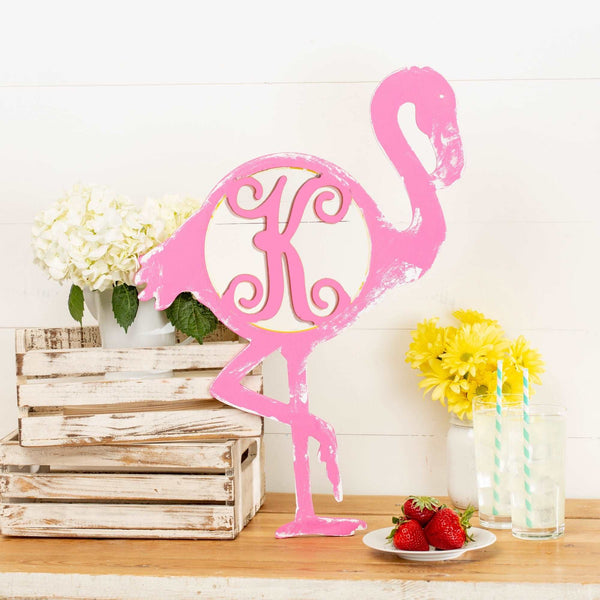 Flamingo Vine Monogram