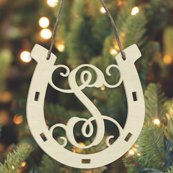 Laser Ornament - Horseshoe Vine
