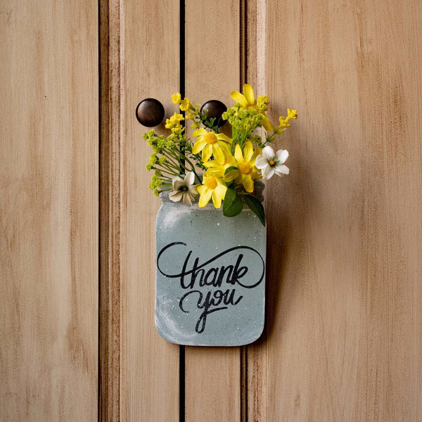 Floral Mason Jar Base