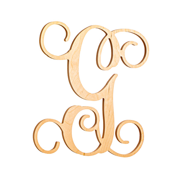 Vine Wood Letters - 19.5" Tall
