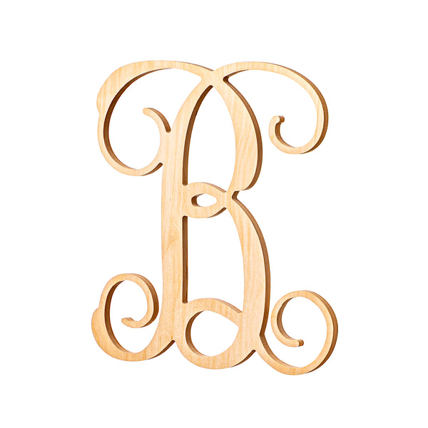 Vine Wood Letters - 19.5" Tall