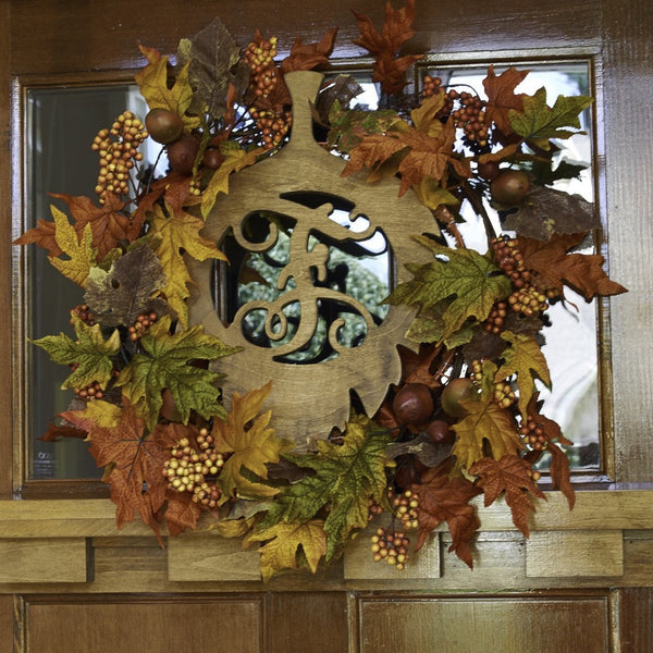 Leaf Vine Monogram