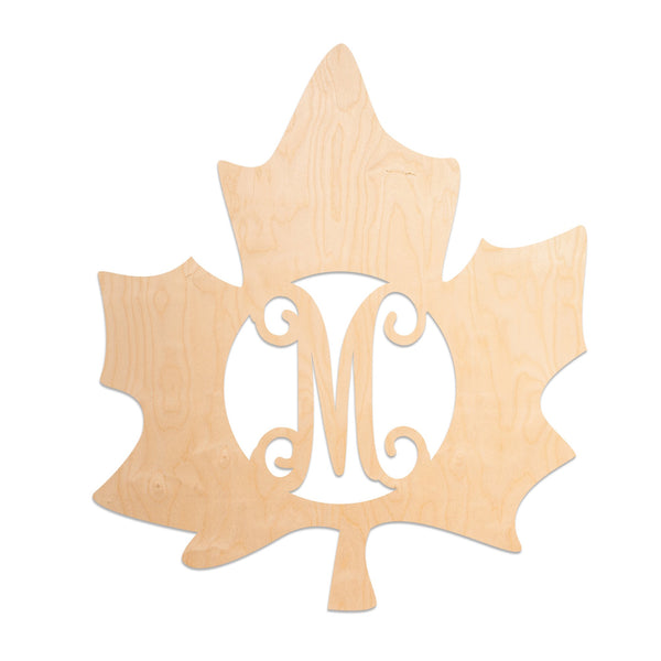 Maple Leaf Vine Monogram