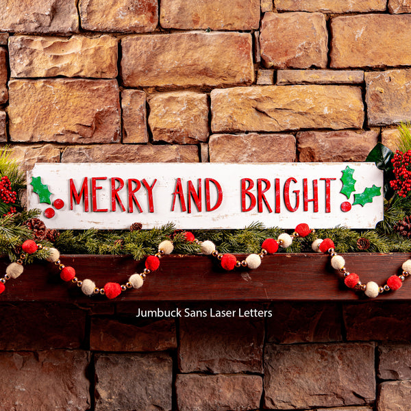 560 piece 2.875" Laser Letter Display