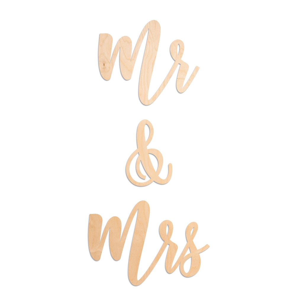 Cursive Mr & Mrs