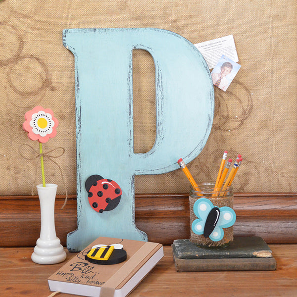 Vintage Wood Letters - 15" Inches Tall