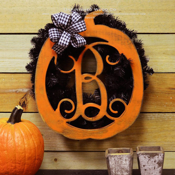 Pumpkin Vine Monogram