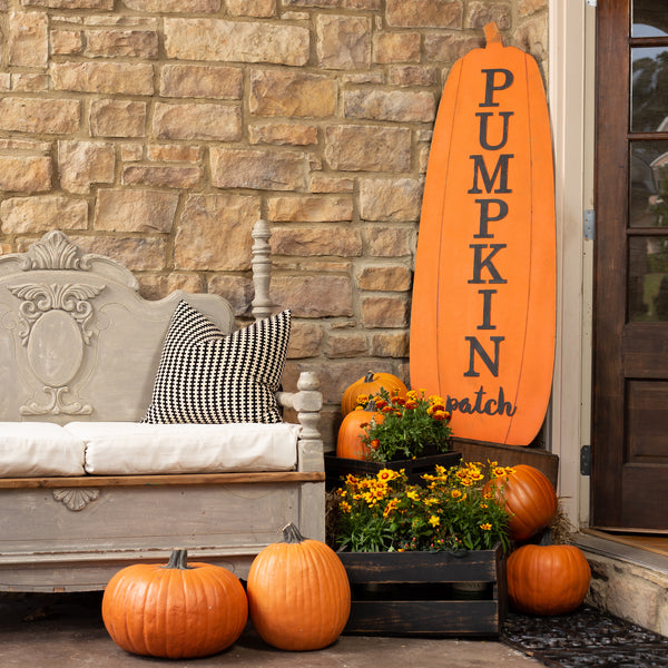 57" Tall Pumpkin Porch Sign